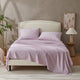Natural 100% Cotton Breathable Solid 4 Pieces Sheet Set