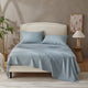 Natural 100% Cotton Breathable Solid 4 Pieces Sheet Set