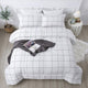 Checkered Comforter Plaid Gingham Bed Set