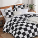 Checkered Comforter Plaid Gingham Bed Set