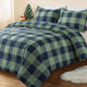 Checkered Comforter Plaid Gingham Bed Set