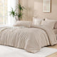 Boho Tufted Textured Lightweight Fluffy 3 Pieces  Comforter Set