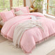Boho Long Tassel Lightweight Fluffy Comforter Set