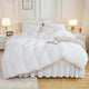 Heavy Faux Fur Plush Comforter Set