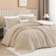 Fleece Sherpa Jacquard Comforter Set