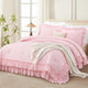 Shabby Chic Ruffle Comforter Set 3 Pieces