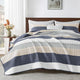 Striped Patchwork Quilt Set