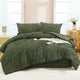 Litanika 7 Piece Boho Tufted Bed in a Bag Set, All Season Fluffy Lightweight Complete Bedding with Comforter Sheets Pillowcases and Shams