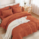 Litanika 7 Piece Boho Tufted Bed in a Bag Set, All Season Fluffy Lightweight Complete Bedding with Comforter Sheets Pillowcases and Shams