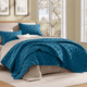 Litanika Quilt 3 Piece Bed Cover Set, Lightweight Reversible Stitched Bedspread with 2 Pillow Shams for All Season